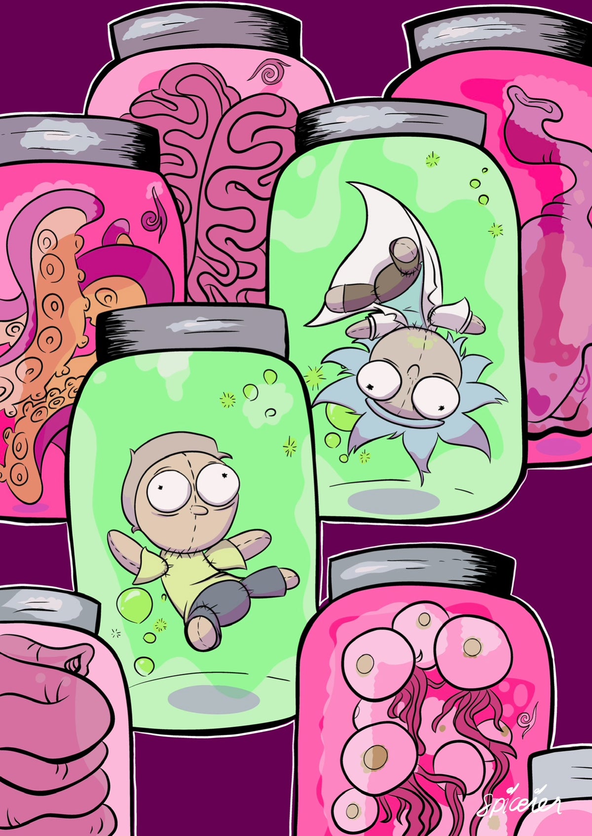 Spiced Rick & Morty